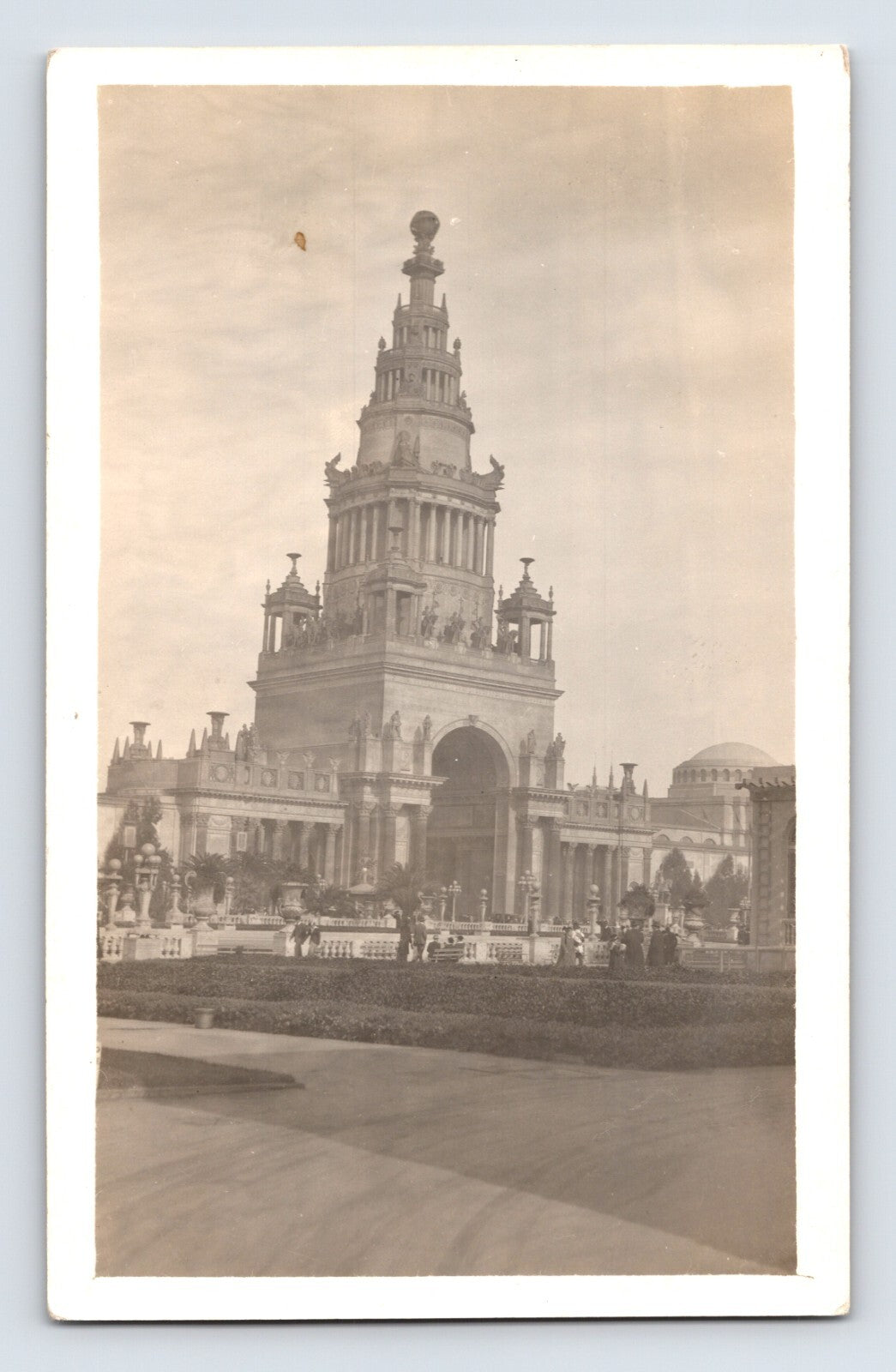 San Francisco California Panama Pacific Expo Tower of Jewels 1915 RPPC Postcard
