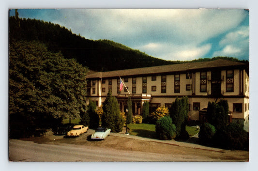 Scotia California Inn Hotel Lounge 1950s Postcard Unposted Chrome