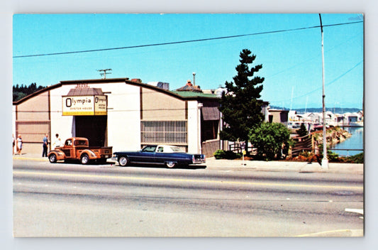 Olympia Washington Oyster House Restaurant 1960s Postcard Unposted Chrome