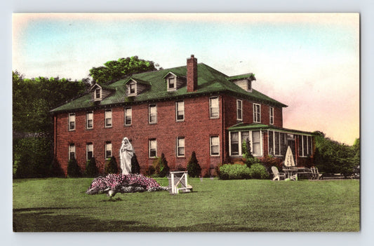 Amityville Long Island New York Bishop Molloy College 1920s Postcard Albertype