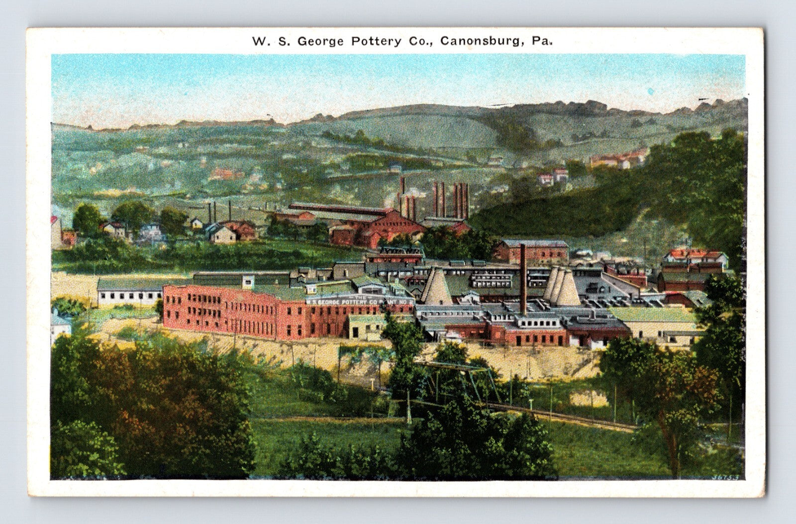 1930s George Pottery Company factory complex Canonsburg Pennsylvania