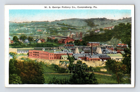 1930s George Pottery Company factory complex Canonsburg Pennsylvania