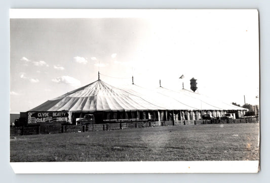 Clyde Beatty Circus 1950s Photo Big Top Tent - 3.5 x 5.5