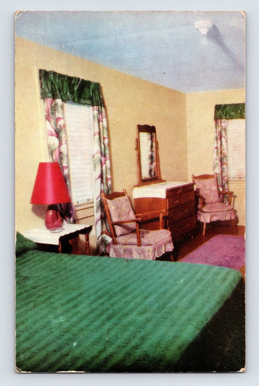 Stroudsburg Pennsylvania Sky-Hi Lodge Motel 1950s Postcard Unposted Chrome