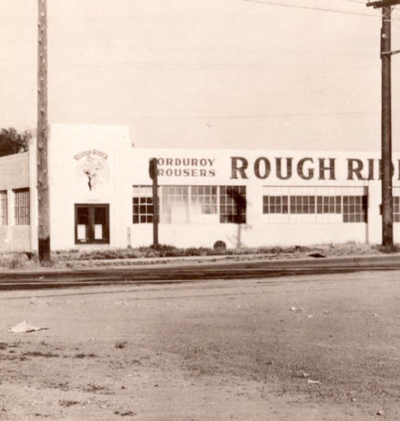 Napa California Rough Rider Manufacturing 1940s RPPC Postcard Unposted