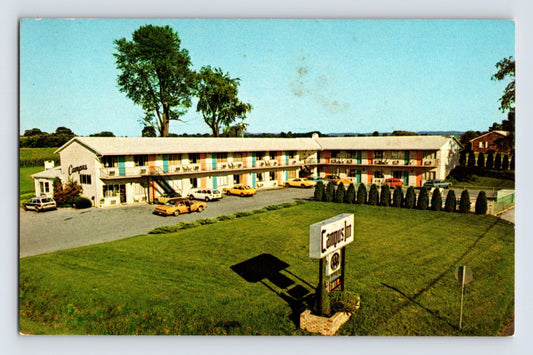 Kutztown Pennsylvania Campus Motor Inn roadside motel aerial view postcard