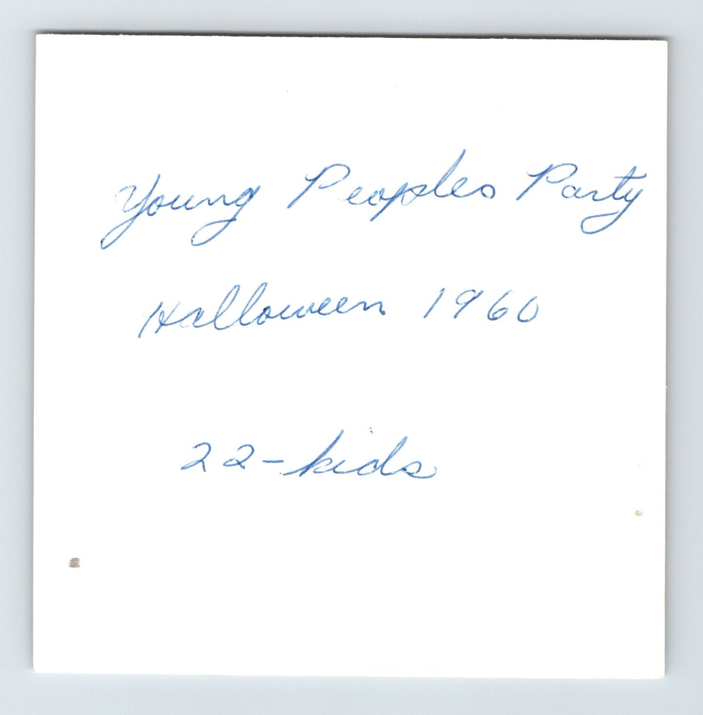 Halloween Party Group Costumes Skeleton Mask 1960 Photo Snapshot 3.5 x 3.5