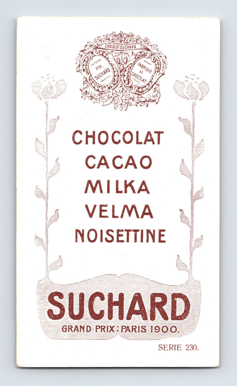 Chocolat Suchard 1900s Victorian Trade Card Accordion Folk Music Scene