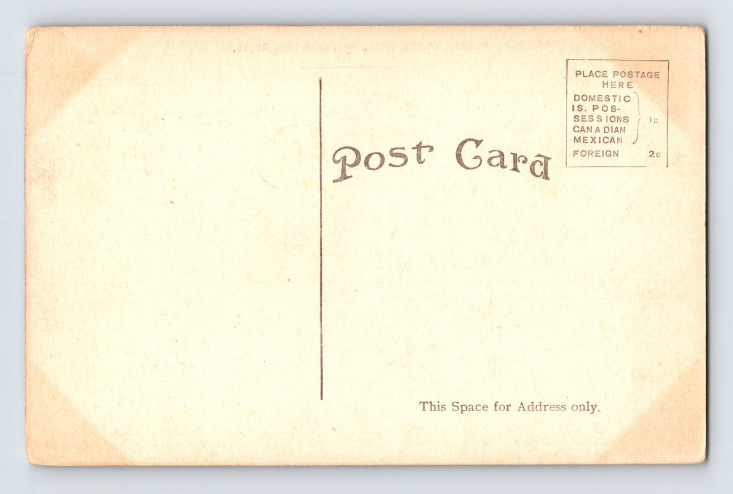 Meadow Valley Washington Temple Cliff 1910s Postcard Unposted Divided