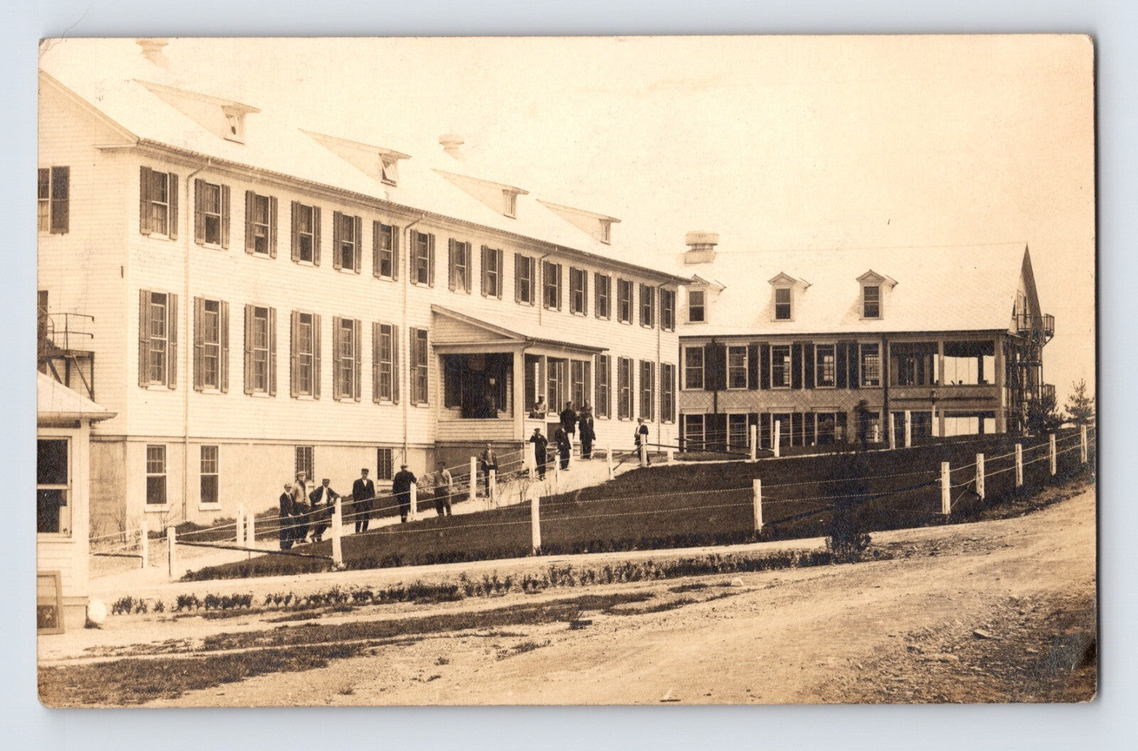 Mont Alto Pennsylvania State Sanatorium hospital buildings and grounds real photo postcard