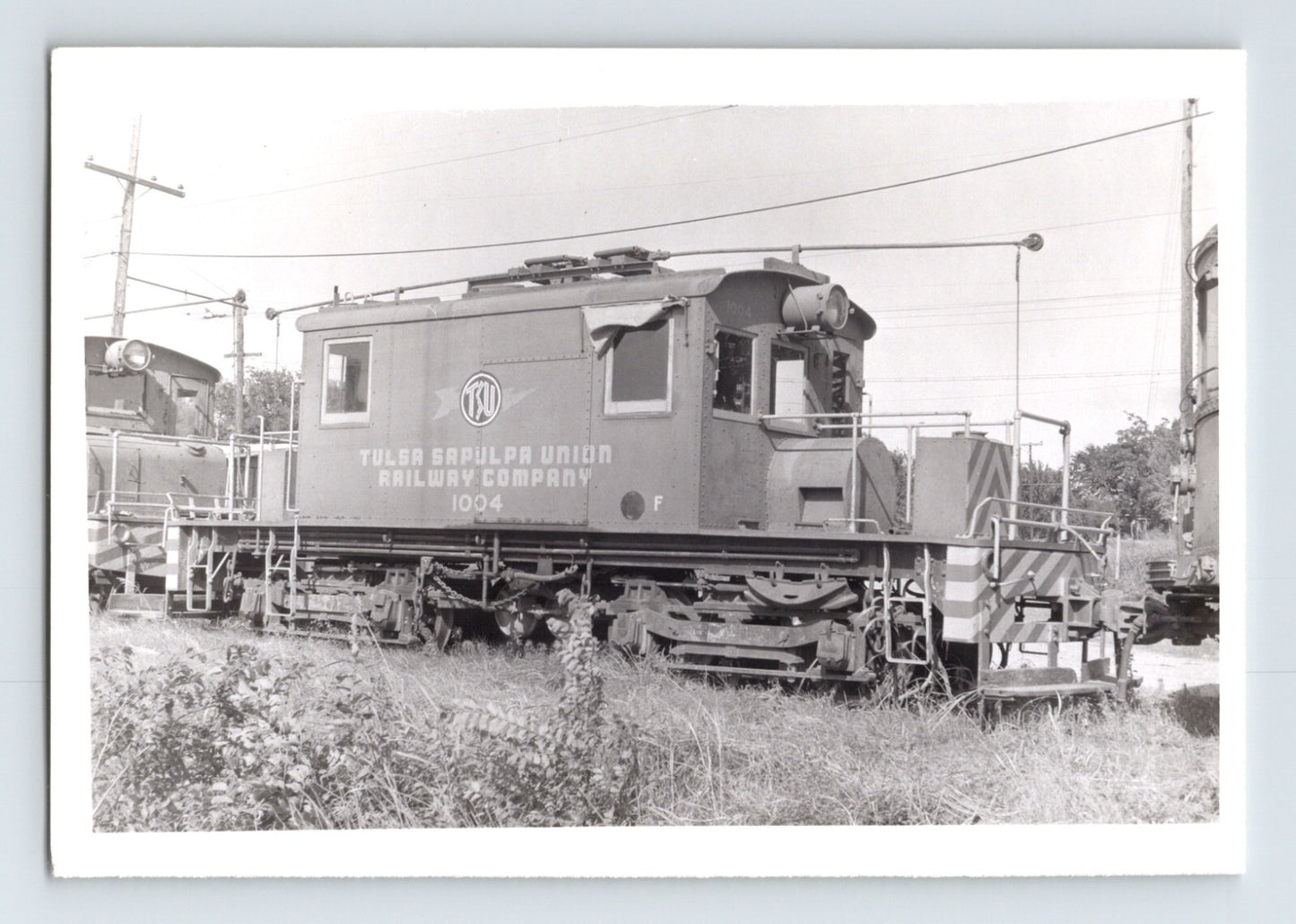 Tulsa Sapulpa Union Railroad Electric Train 1960 Photo 3.5 x 5