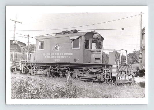 Tulsa Sapulpa Union Railroad Electric Train 1960 Photo 3.5 x 5