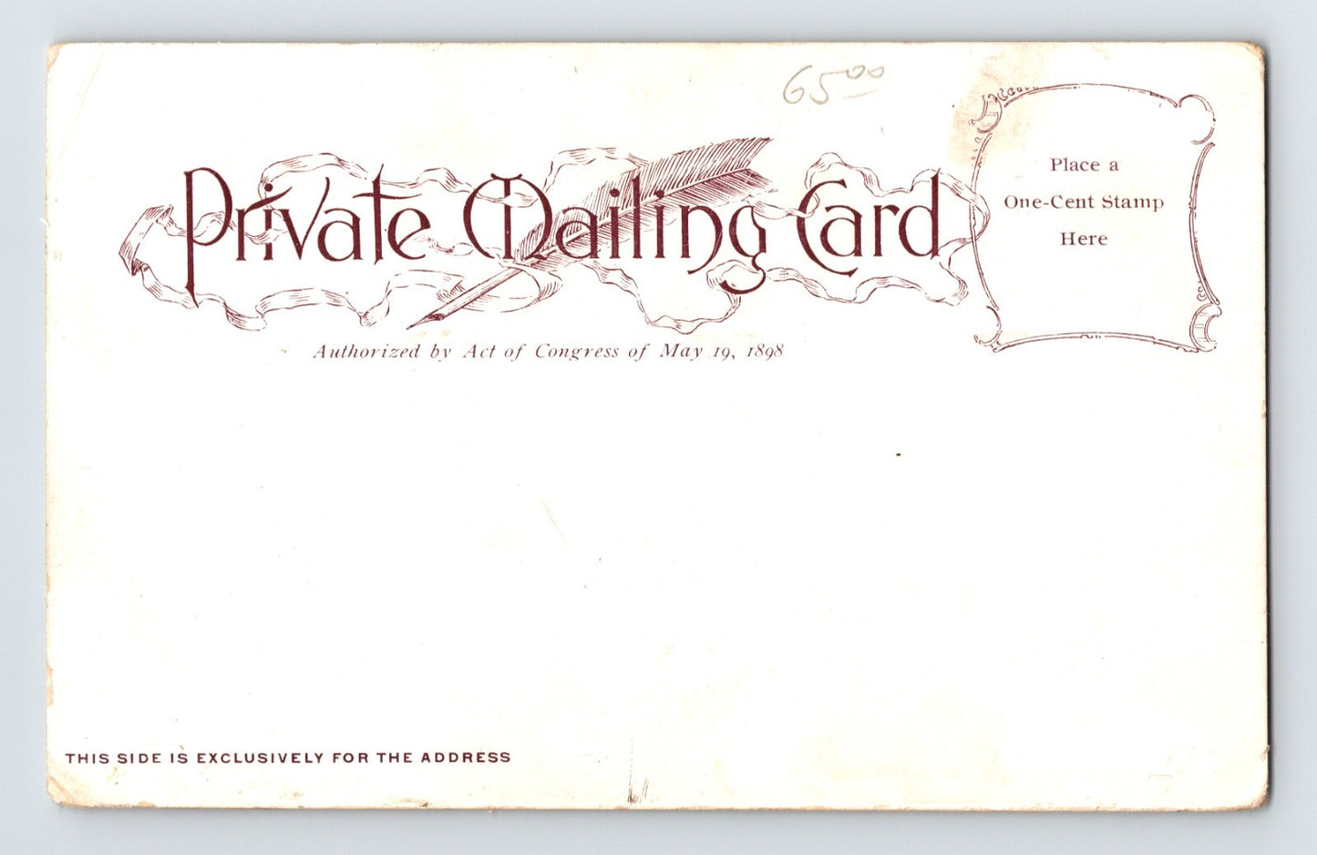 Shasta California Views Along the Shasta Route Railroad Pre-1901 Private Mailing Postcard