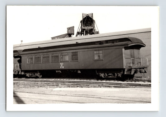 Green Bay Western Railroad passenger train car Wisconsin 1966 black and white photo