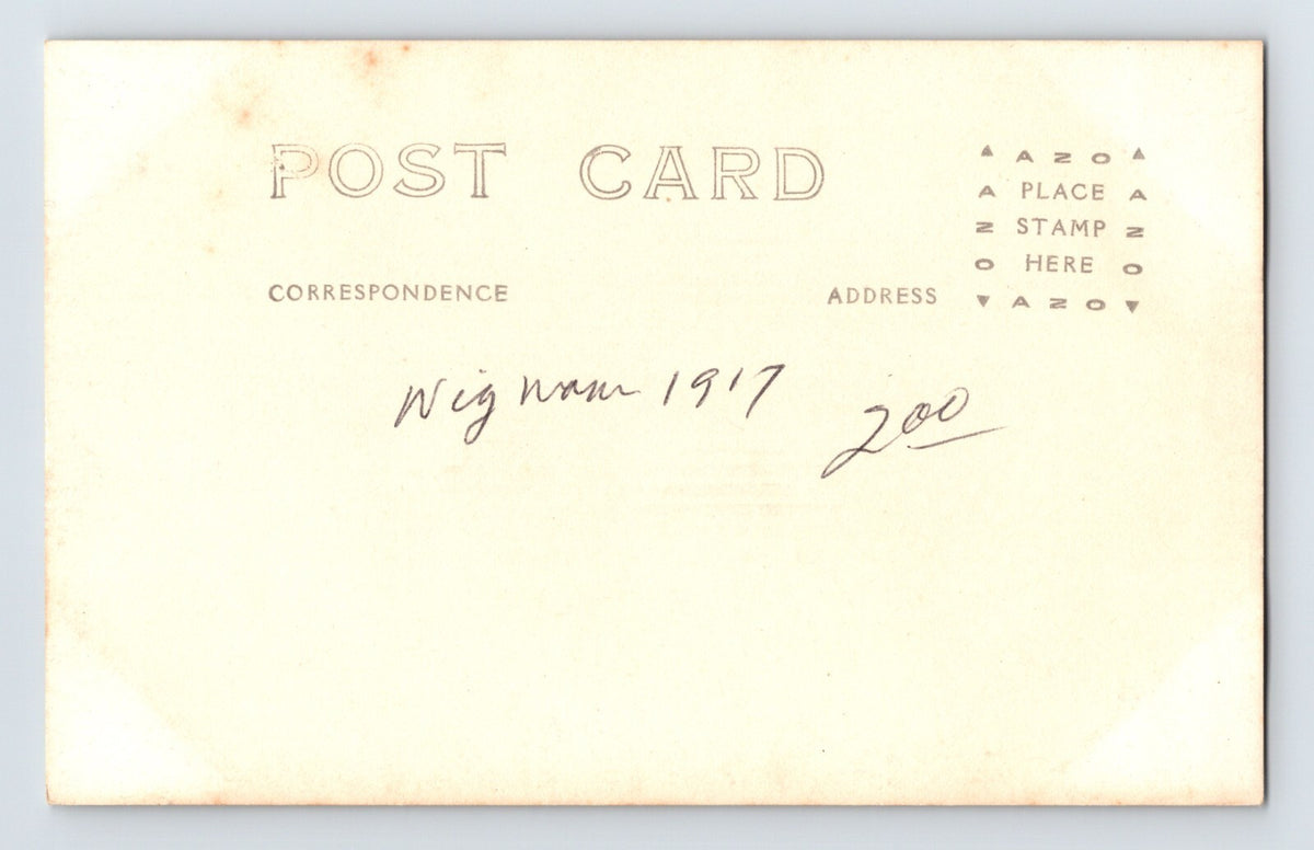 Native American Wigwam Home 1910s RPPC Postcard Unposted AZO