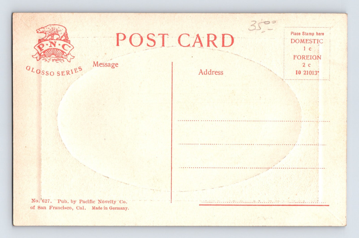 Merced California Court House 1910s Postcard Unposted Divided Back