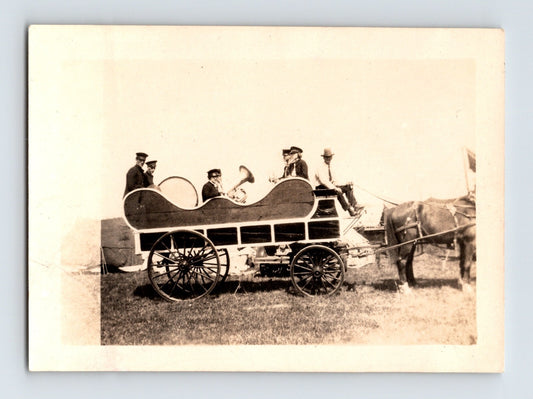 Tiger Bill’s Wild West Circus Band Wagon 1952 Vintage Photo