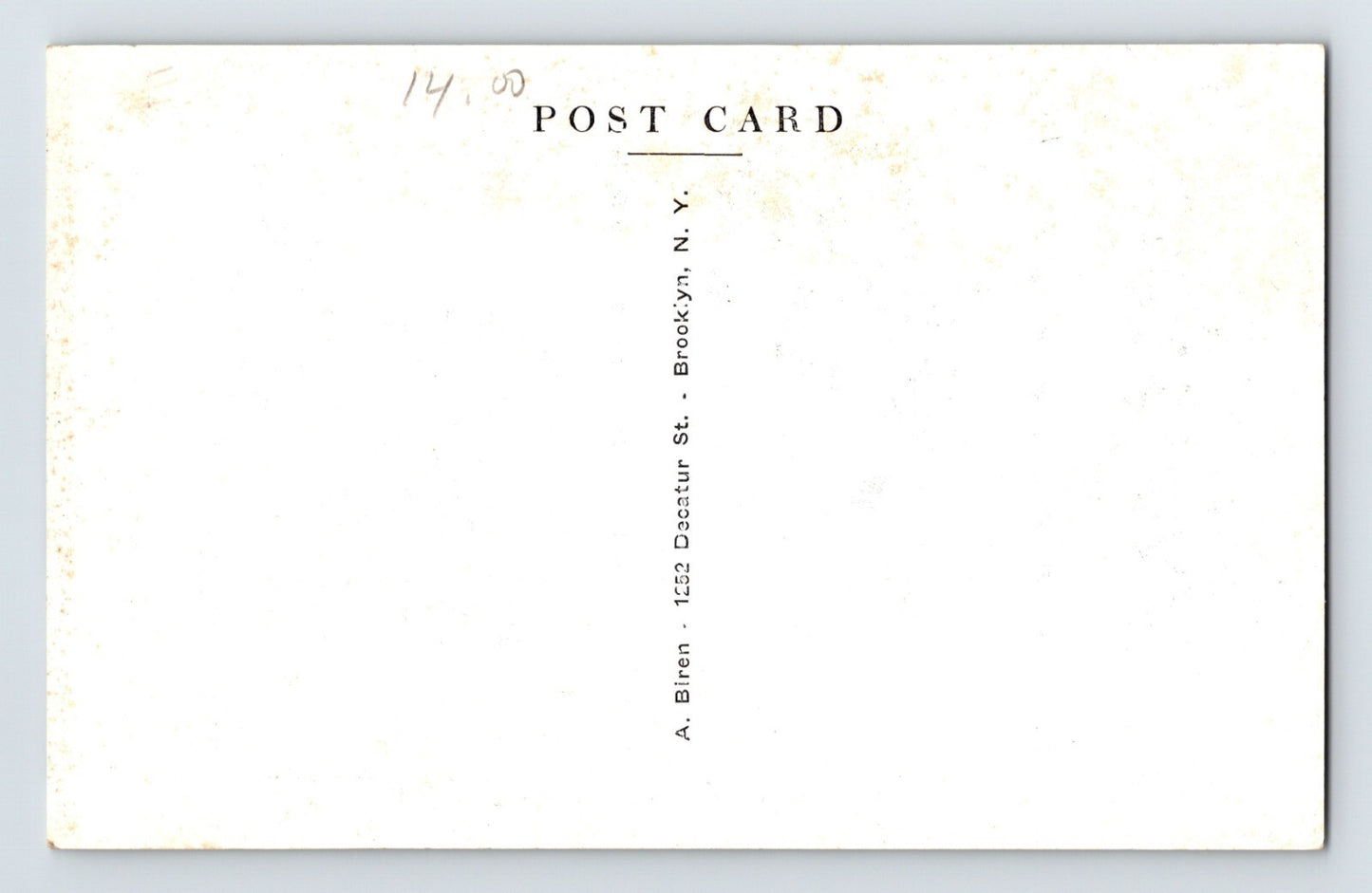 Greenport New York Long Island Widows Hole 1920s Postcard Unposted Divided Back