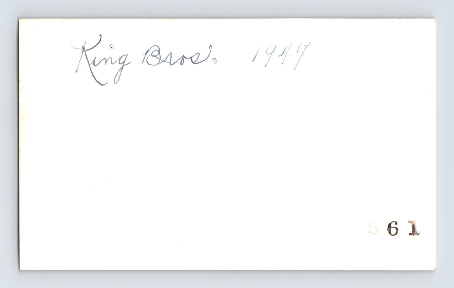 King Brothers Circus 1947 Photo Elephants Horses 2.75 x 4.5