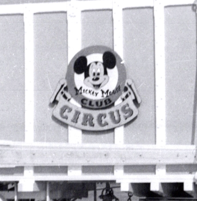 Disneyland Mickey Mouse Club Circus 1956 Photo Wagon O J Keller Truck 3.5 x 5