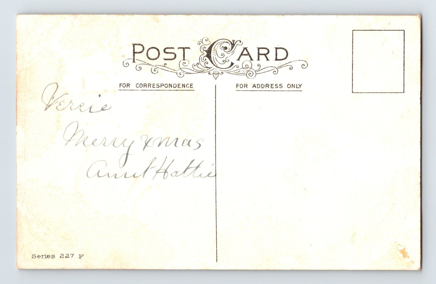 Christmas Santa Claus Children Tree Embossed 1910s Postcard Unposted