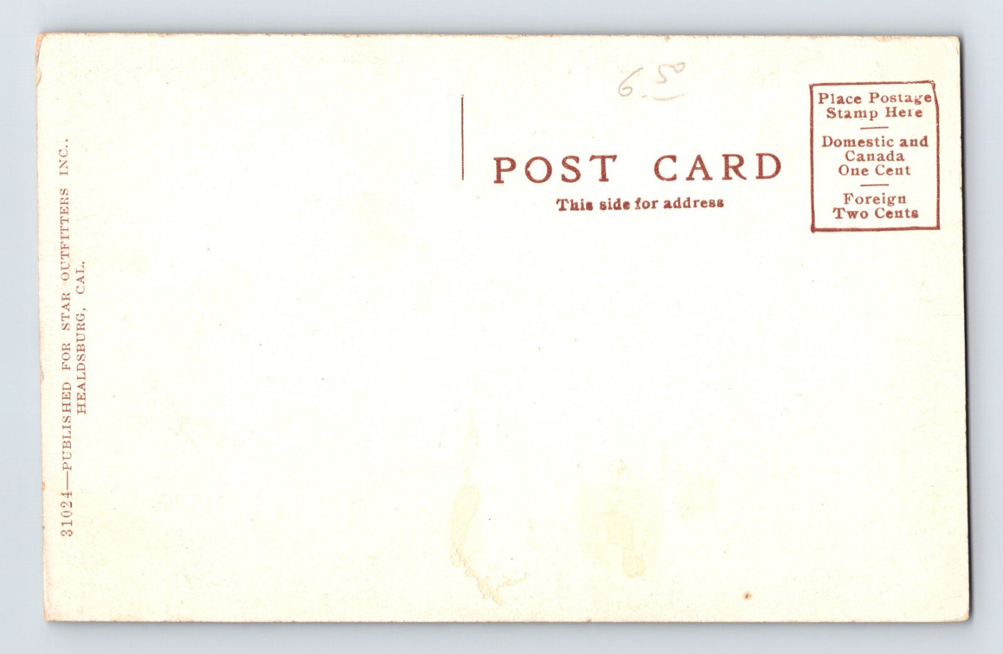 Healdsburg California Fitch Mountain Russian River 1910s Postcard