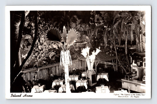 Los Angeles California Cliftons Cafeteria Island Home interior dining room 1940s photo