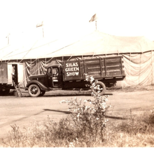Silas Green Show Circus 1937 Photo Tent Truck Salem Whitney 4.5 x 3