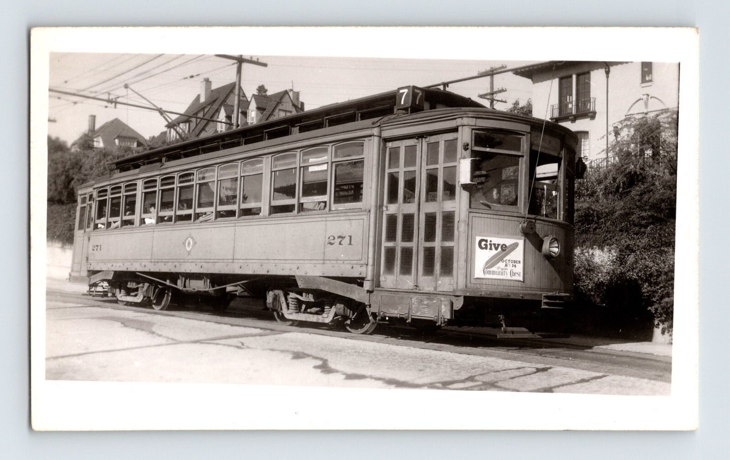 Berkeley California Key Route electric streetcar Arlington line vintage photograph