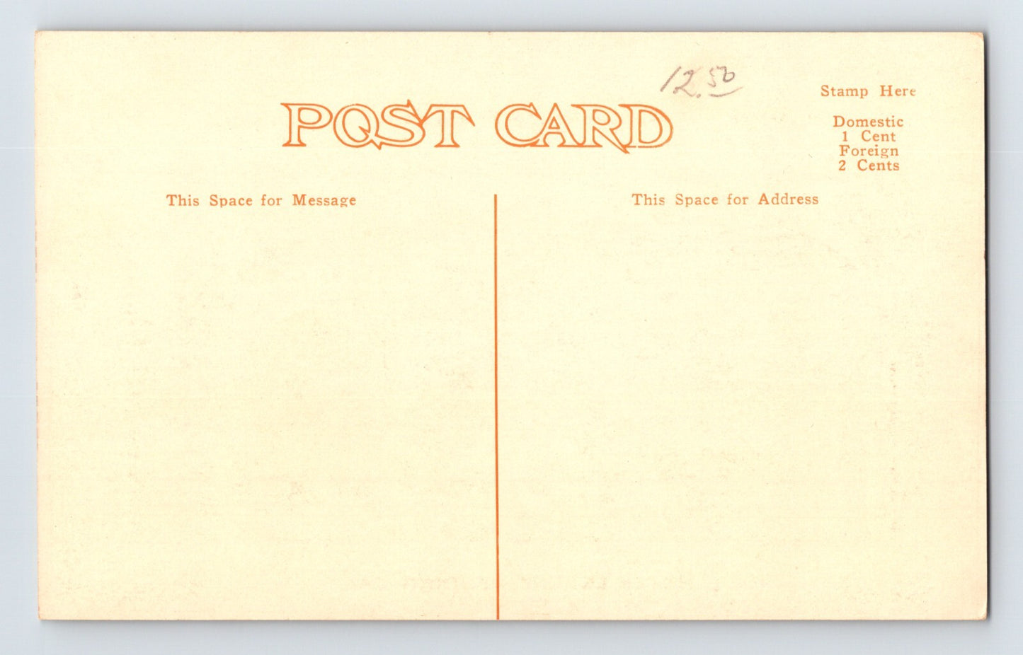 Redding California Hotel Lorenz 1920s Postcard Unposted Divided Back