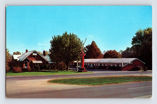 LaFollette Tennessee Motel 1960s Postcard Unposted Chrome