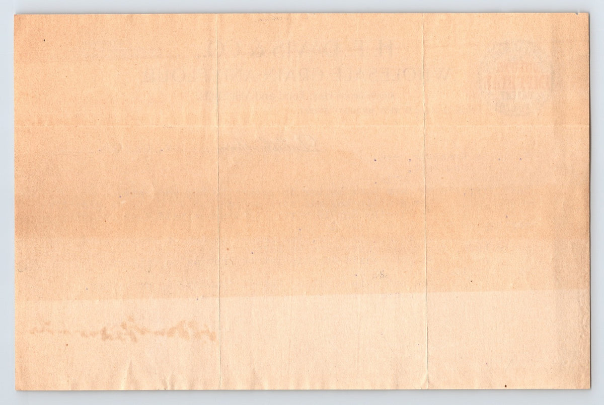 Duluth Minnesota 1905 H F Davis Grain  Flour Billhead Invoice 8 x 5.5