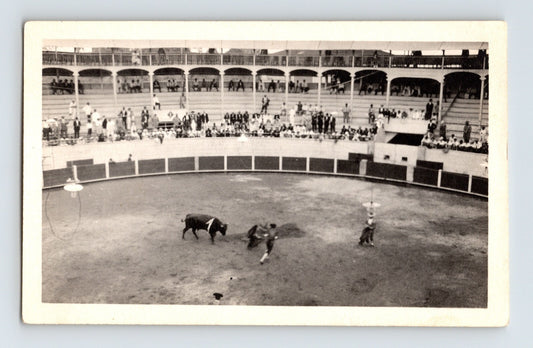 Panama City Bullfighting Stadium Arena 1940s Photo Trio