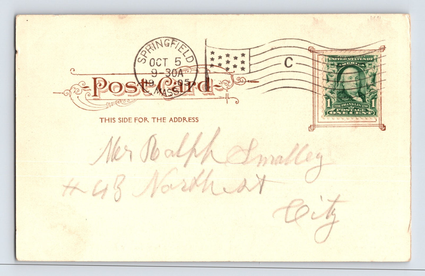 New York City Central Park Boat House 1905 Postcard Posted Undivided Back