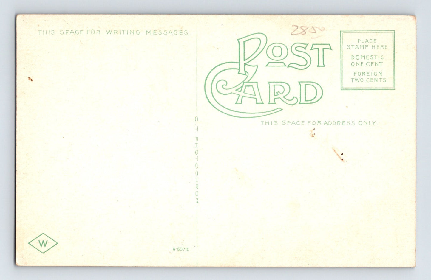 Eureka California E Street Downtown 1910s Postcard Unposted Divided Back
