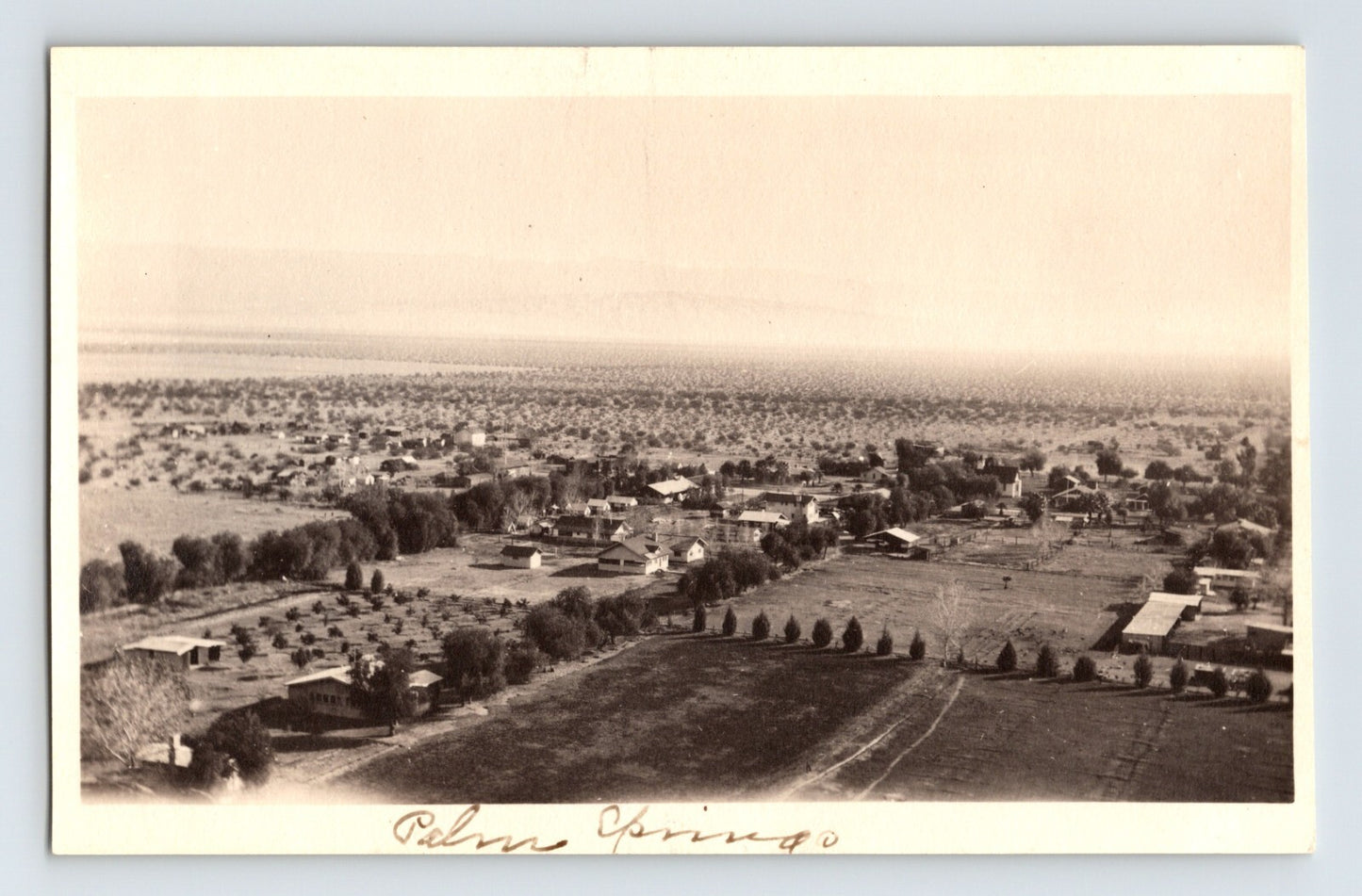 Palm Springs California 1920s Antique Photo Trio (3) - 5.5 x 3.5