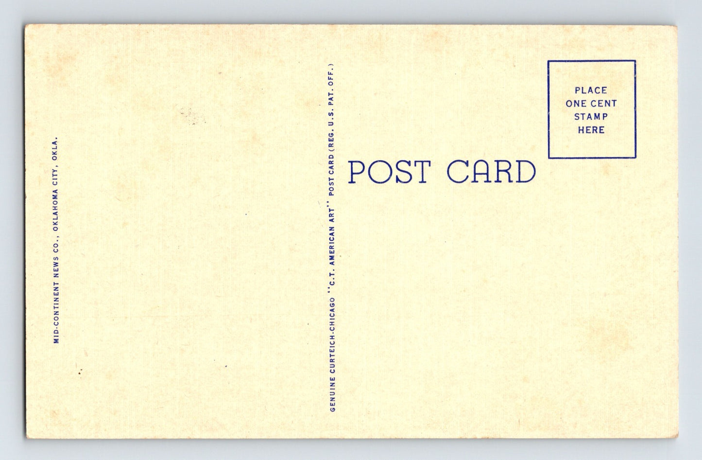 Oklahoma Osage Pahsetopah Full Dress Portrait 1940s Postcard Unposted