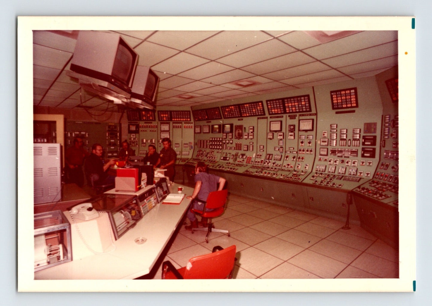 Prairie Island Nuclear Plant Red Wing Minnesota 1970s Photo Pair 3 x 4.5