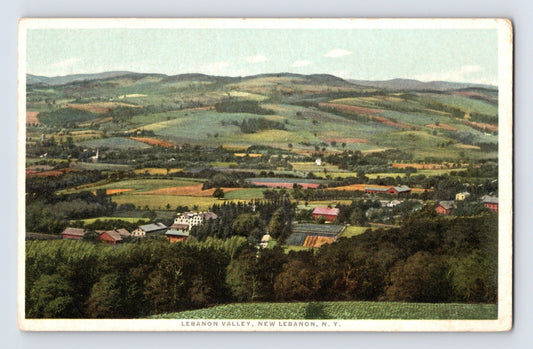 Lebanon New York Valley Aerial 1910s Postcard Unposted Divided Back