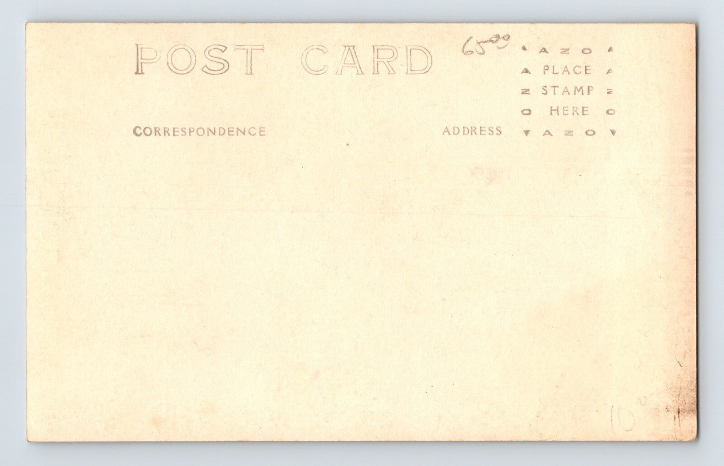 Berkeley California University Campus Aerial 1920s RPPC Unposted AZO Postcard