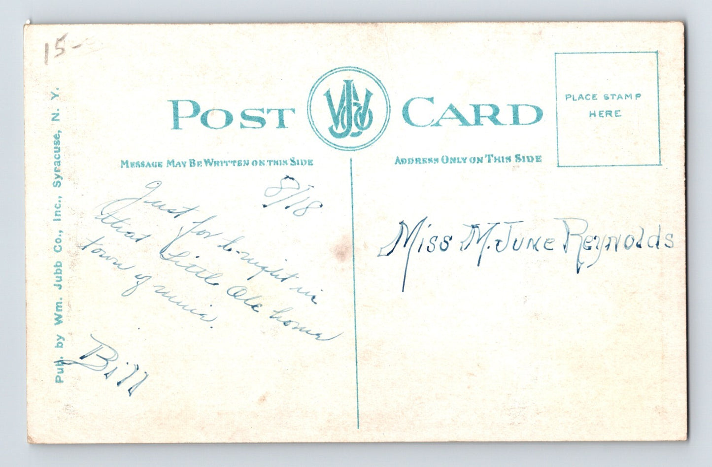Lowville New York South State Street 1930s Postcard Unposted White Border