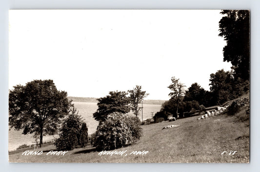 Keokuk Iowa Rand Park 1940s RPPC Postcard Unposted EKC