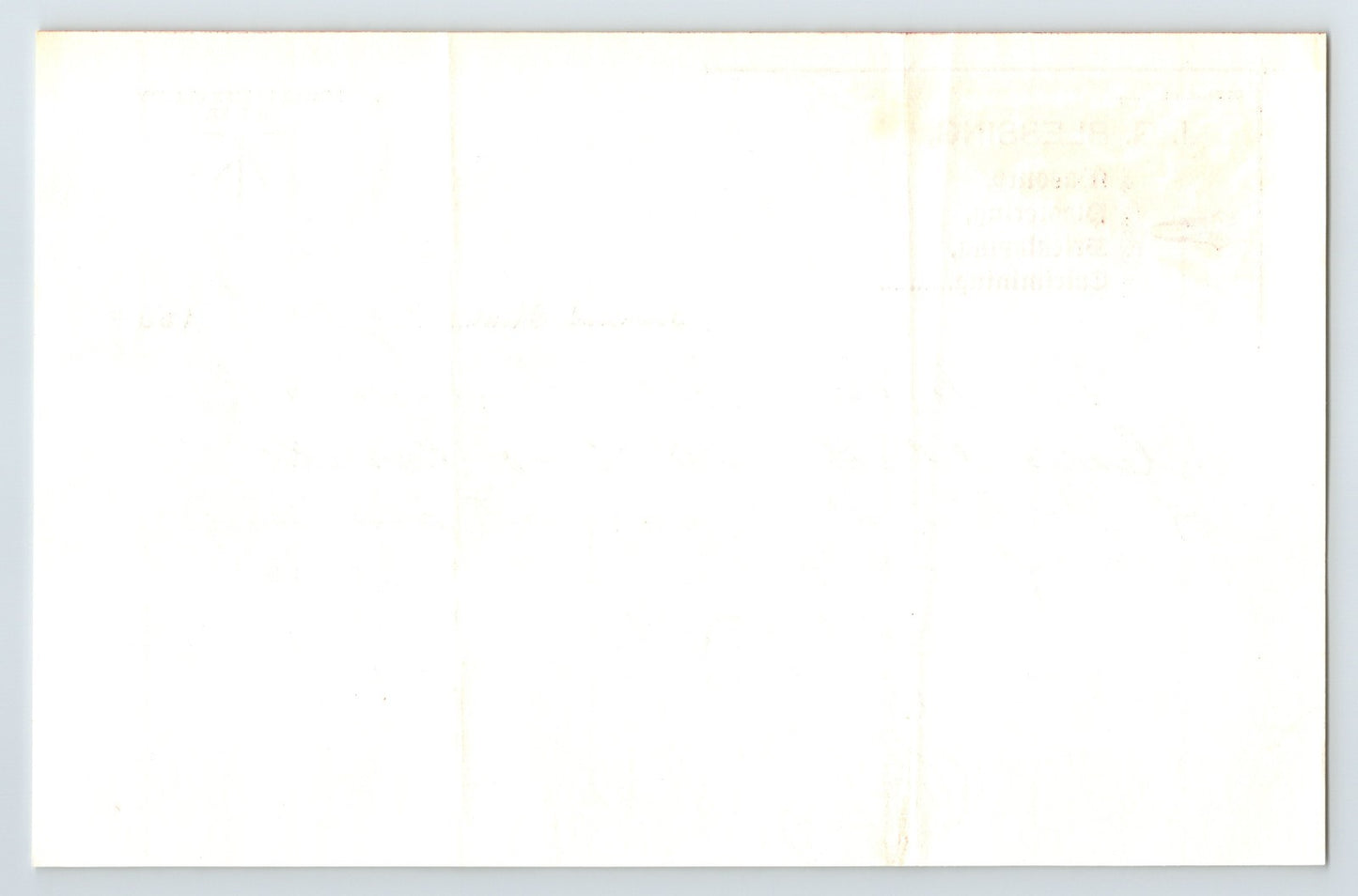 Townsend Montana J G Blessing Masonry Bricklaying 1897 Letterhead 8 x 5.5