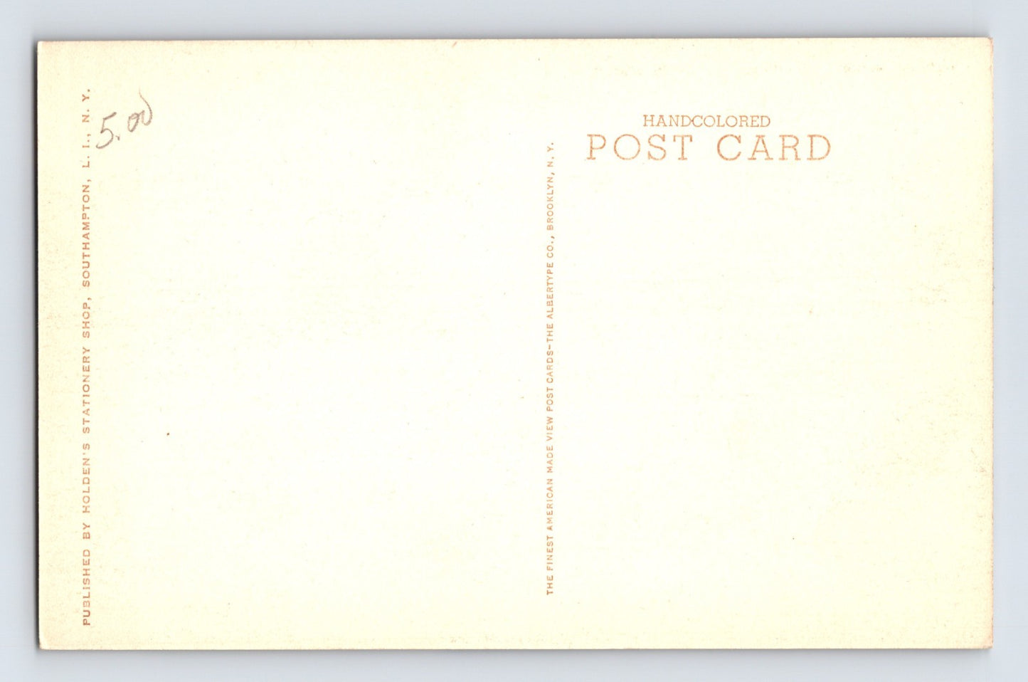 Southampton New York Bathing Beach Swimming 1930s Albertype Postcard
