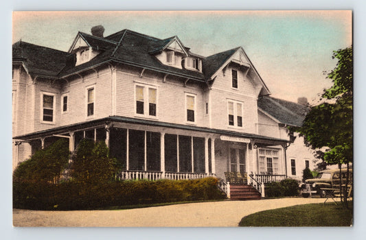 Hampton Manor Hotel Southampton Long Island New York 1930s Albertype postcard