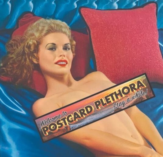 Vintage 1960s Pin Up GGA Calendar Blue Room 8721 Salesman Sample 12" x 16"