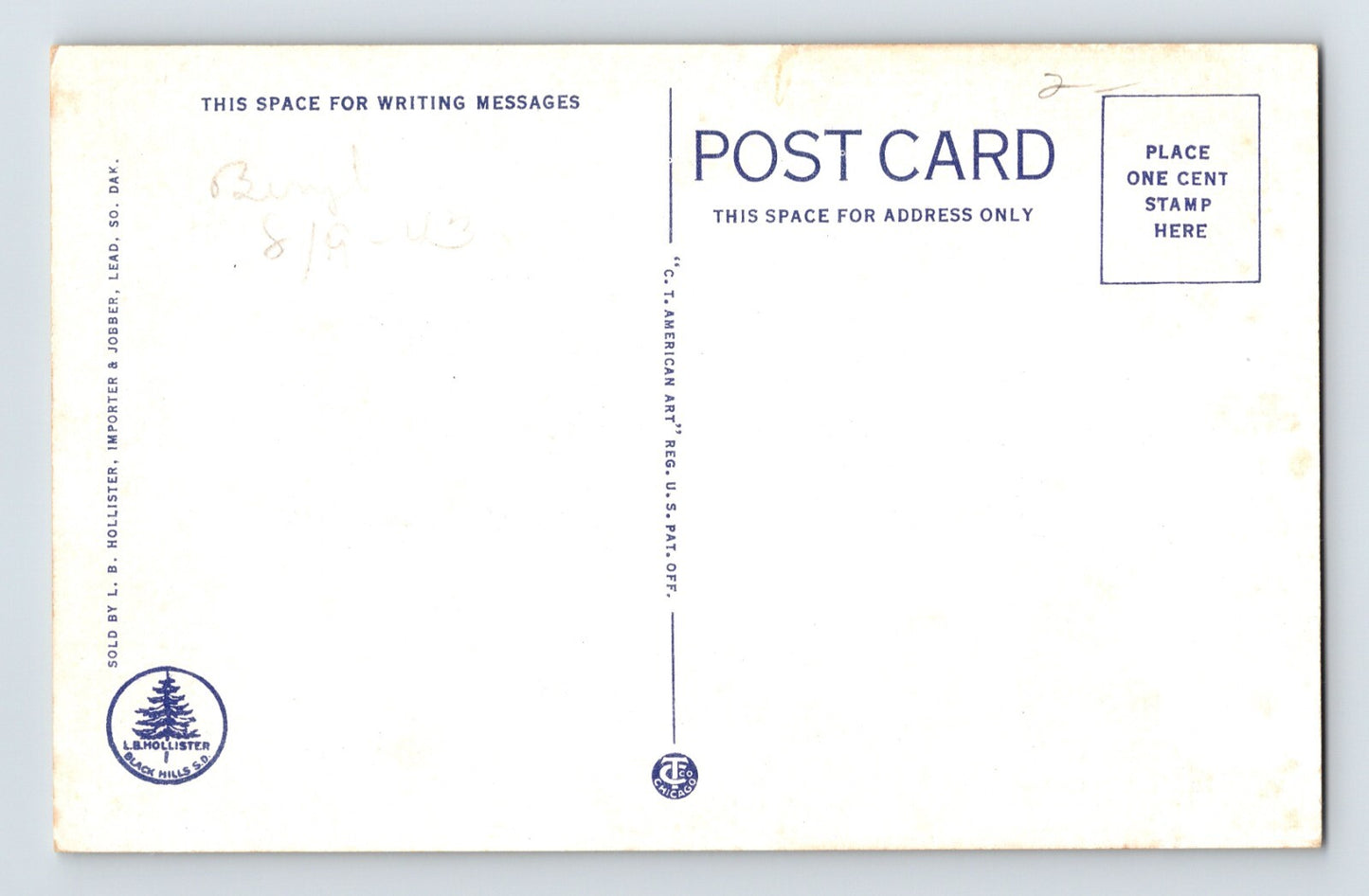 Lead South Dakota Homestake Gold Mine Double Deck Cages 1940s Linen Postcard