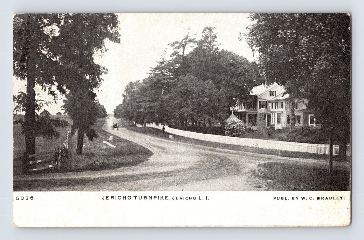Jericho Long Island New York Jericho Turnpike 1910s Postcard Posted Divided Back