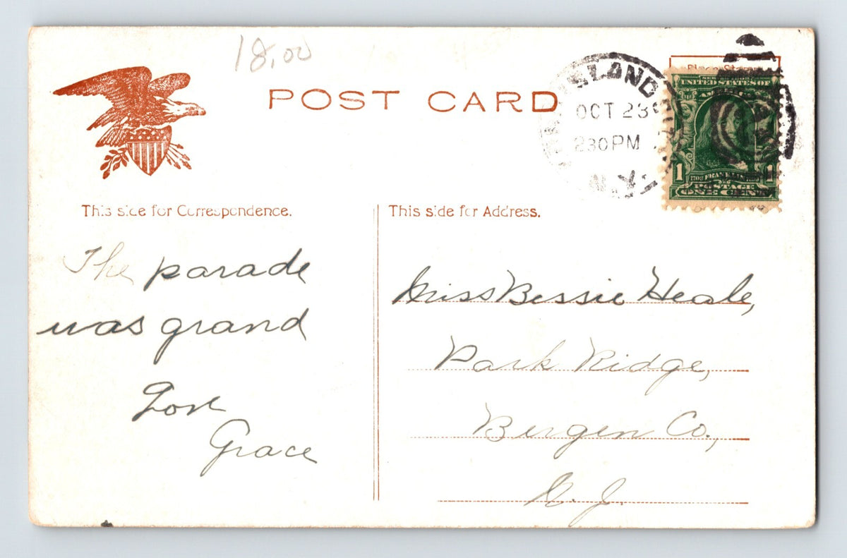 Jericho Long Island New York Jericho Turnpike 1910s Postcard Posted Divided Back