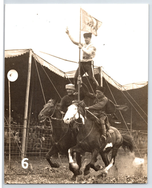 Circus Horse 1960s Photo Cossack Family Trainers Performer 8 x 10